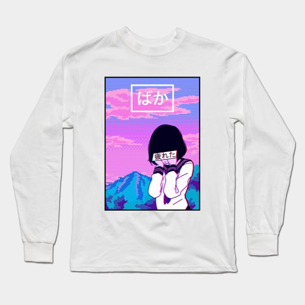 Aesthetic Japanese Girl 12 Long Sleeve T-Shirt by MisterNightmare